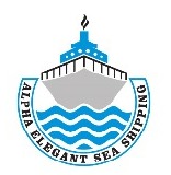 Alpha Elegant Sea Shipping Logo